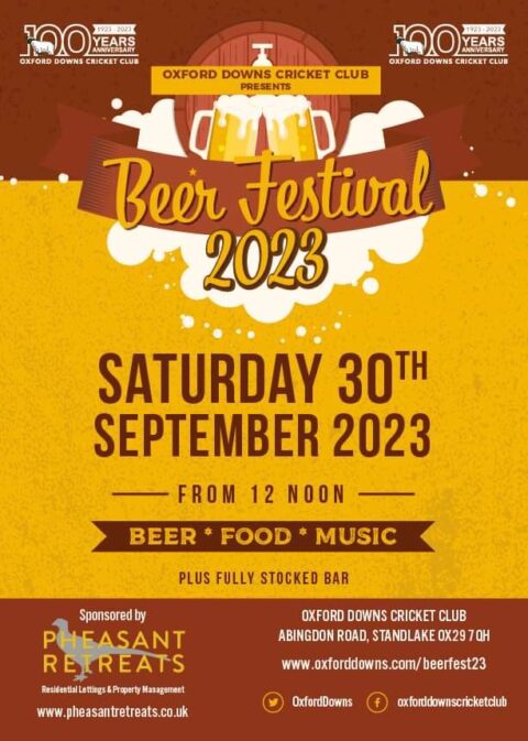 2023 Centenary Beer Festival – Ticket (inc. Early Bird Offer until 17th ...